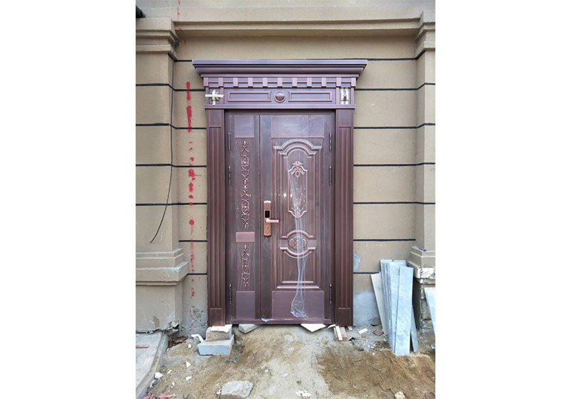 中海鉑宮銅門(mén)安裝案例02