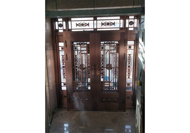 德州新園社區(qū)銅門(mén)安裝案例