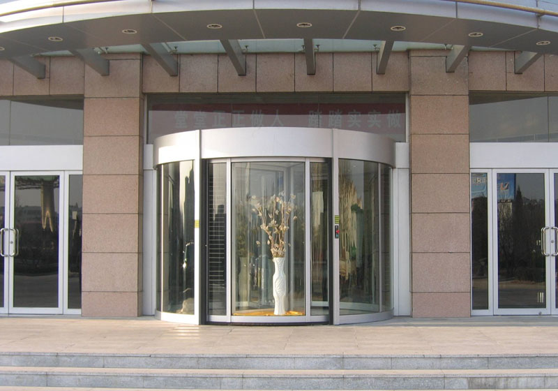 不銹鋼旋轉門-001